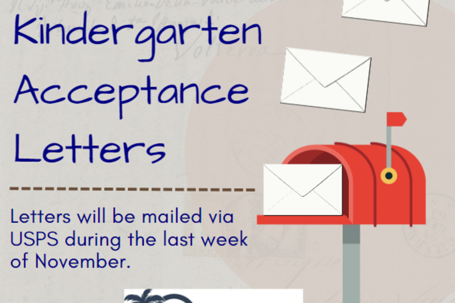 OES 2024-2025 Kinder Acceptance Letters